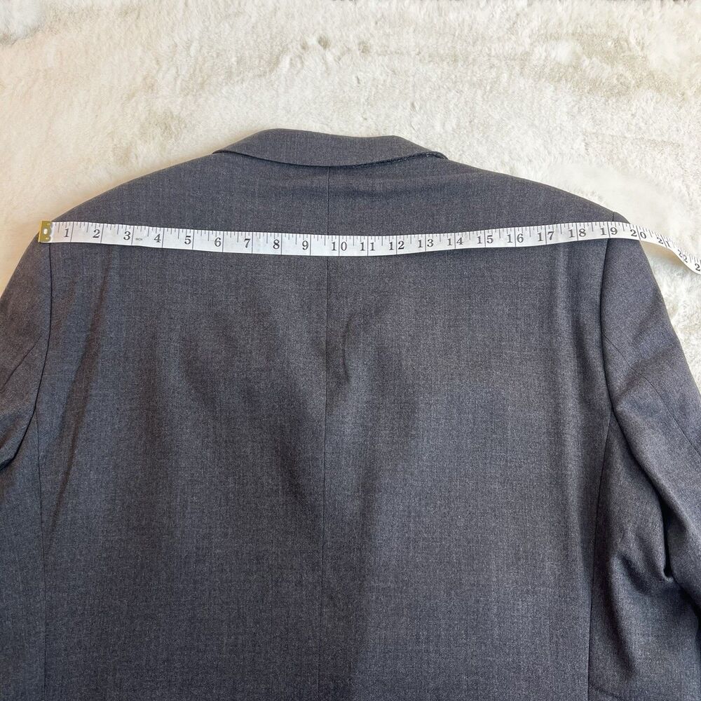 John Varvatos Blazer Dark Gray SOHO Fit Wool Men’s 44R - Picture 13 of 13